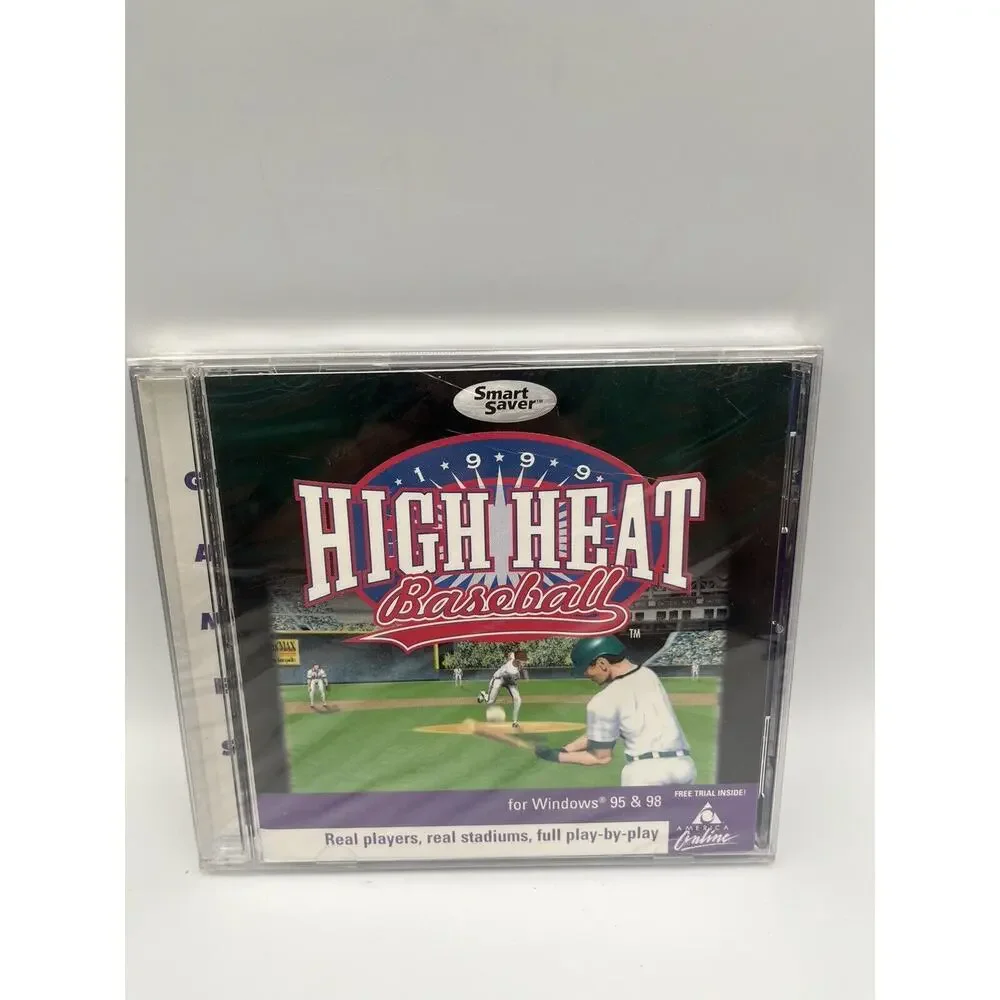 Microsoft PC Sealed Video Game 1999 High Heat Baseball Real Players NEW